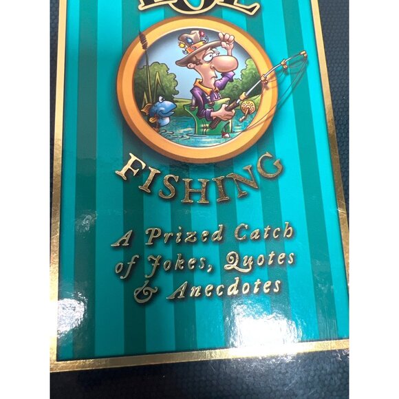 LOL Fishing Book Of Jokes Quotes & Anecdotes Hardcover 1999 - Picture 2 of 2